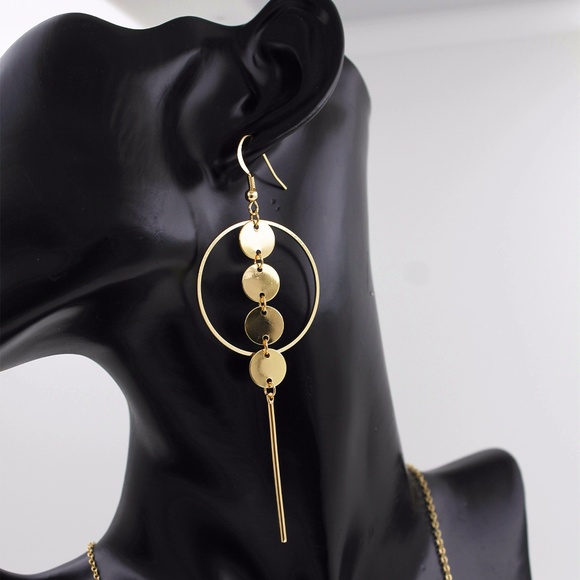 Geometric Earrings - Picture 3 of 4