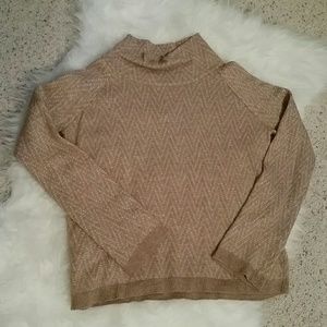 Madewell Mockneck Chevron Sweater