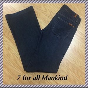 28 x 34.75" 7 for all Mankind Dojo flares