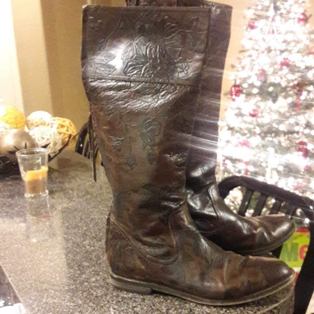 Italian Leather boots.