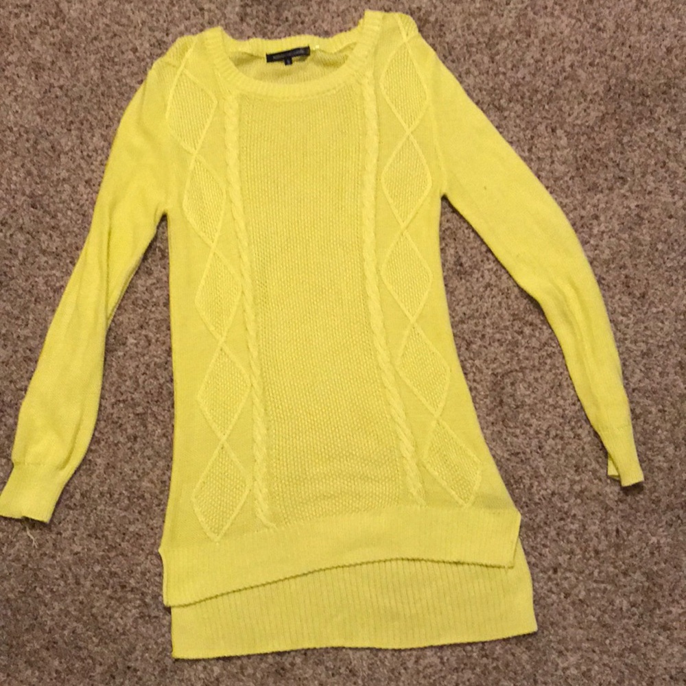 Bright yellow tunic
