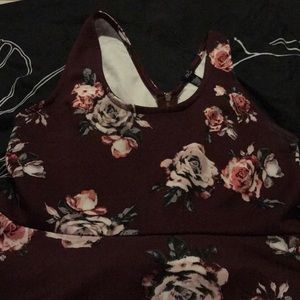 Rue 21 Dark red dress