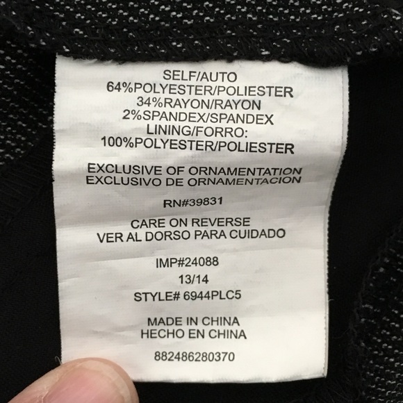 🔴 XOXO | Black Pencil Skirt - Picture 4 of 6