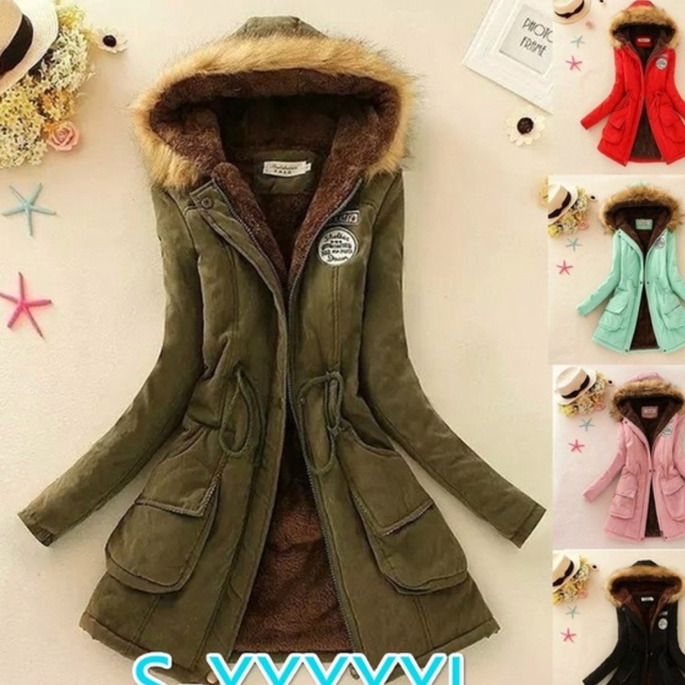 XSOLDX 🎉 BN Med Wt ArmyJacket Army Green & Black - Picture 7 of 8