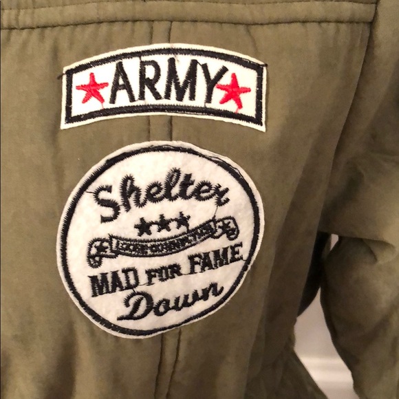 XSOLDX 🎉 BN Med Wt ArmyJacket Army Green & Black - Picture 4 of 8