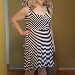 American Rag Plus Striped Knit Dress