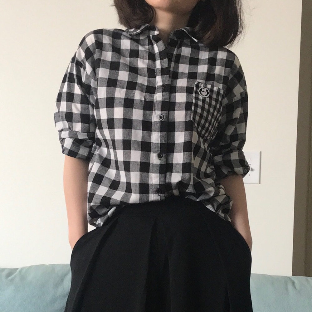 ♻️ Gingham check/ plaid shirt