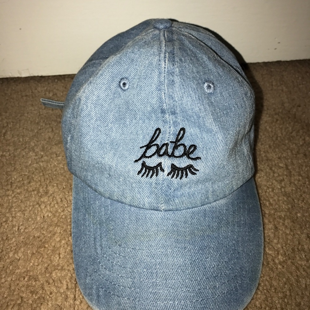 Denim dad hat