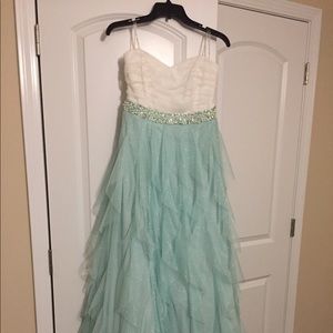 Aqua Ball Gown