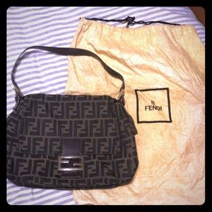 Fendi Zucca Mama Forever Bag - Authentic