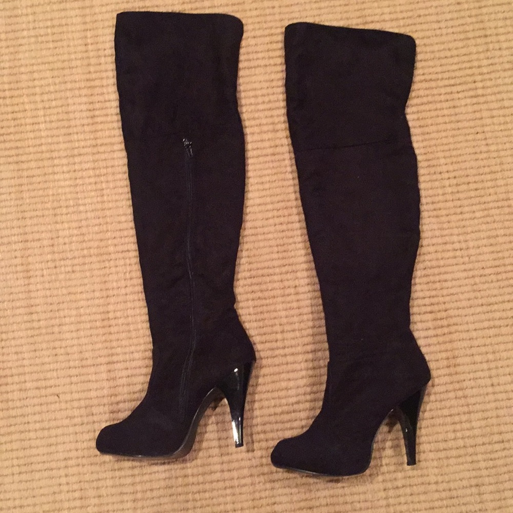Black Over The Knee Boots