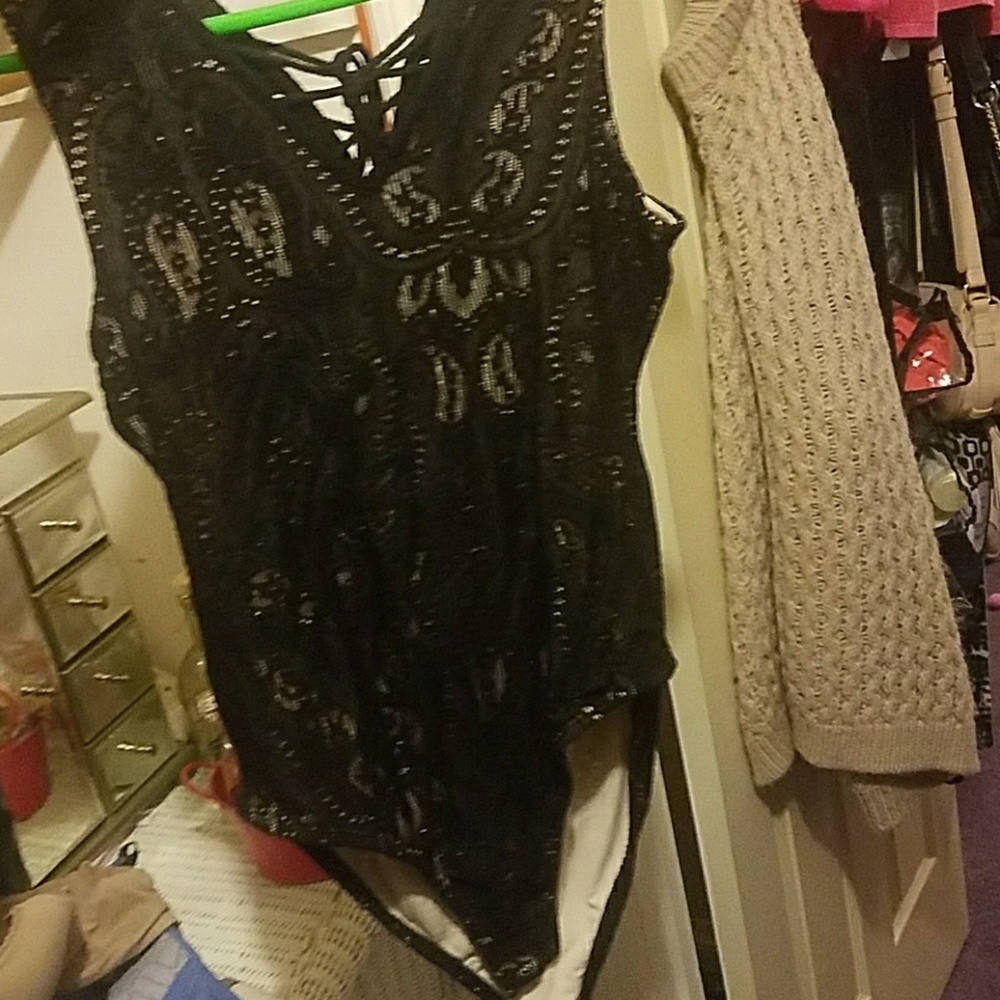 Kendall & Kylie lace bodysuit