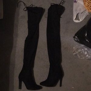 Thigh High Heels from Fashion Nova retail $42.99