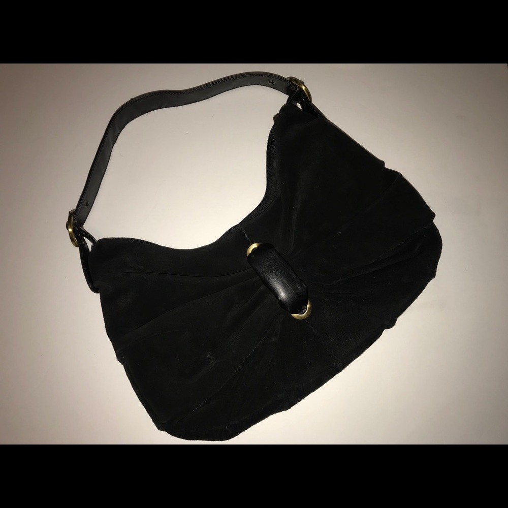 Suede hobo