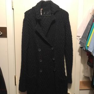 Free People chunky boyfriend cardigan NWOT XS
