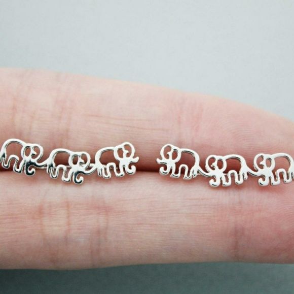 Elephant Climber Earrings - Picture 6 of 6