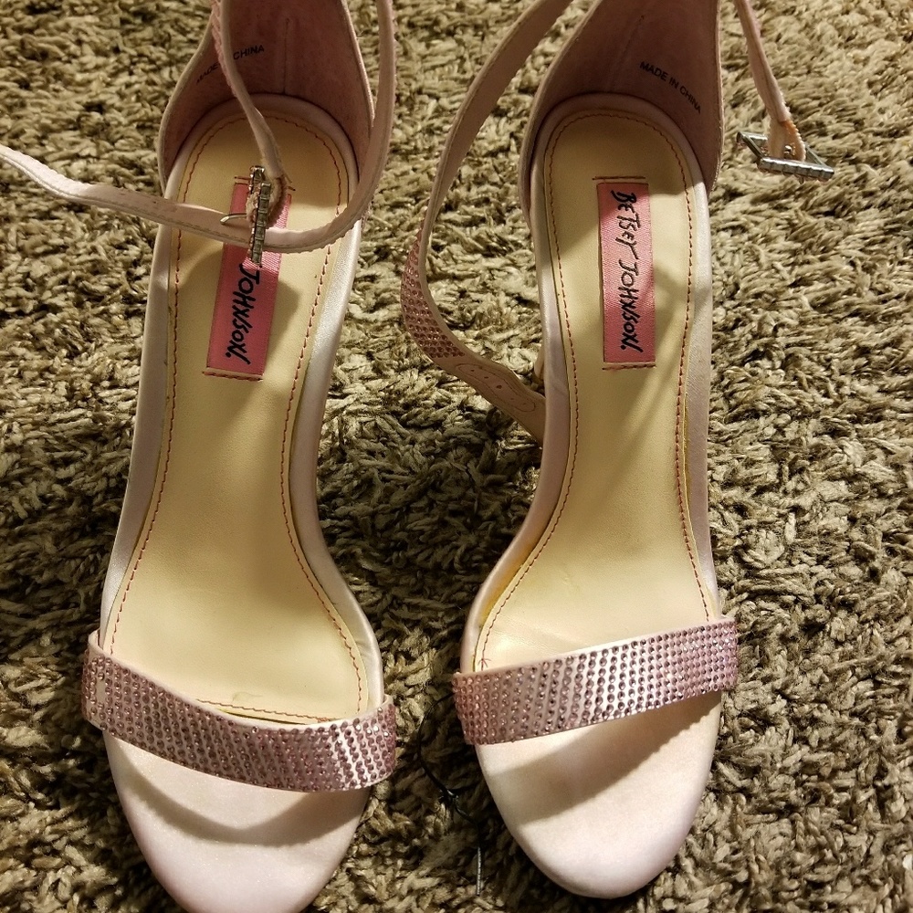 Betsey Johnson 'Brodway' Pink Heels