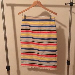 J Crew linen pencil skirt