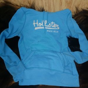 Blue Hollister Hoodie