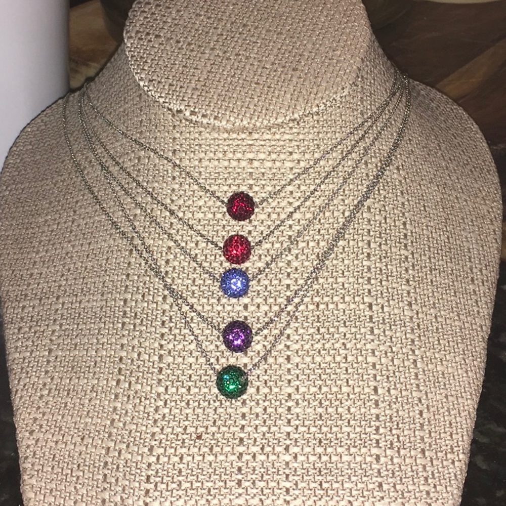 Pavé Birthstone Necklace