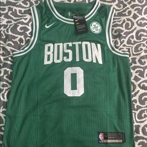 New Jayson Tatum Boston Celtics Green Jersey M  L