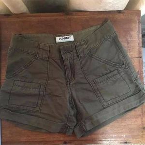 Old navy Army Olive green shorts