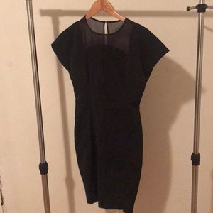 Super-flattering navy Reiss dress