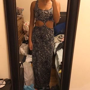 Material Girl cutout Maxi Dress