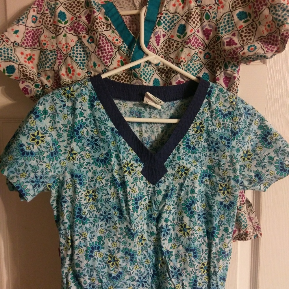 Two Xs scrub tops