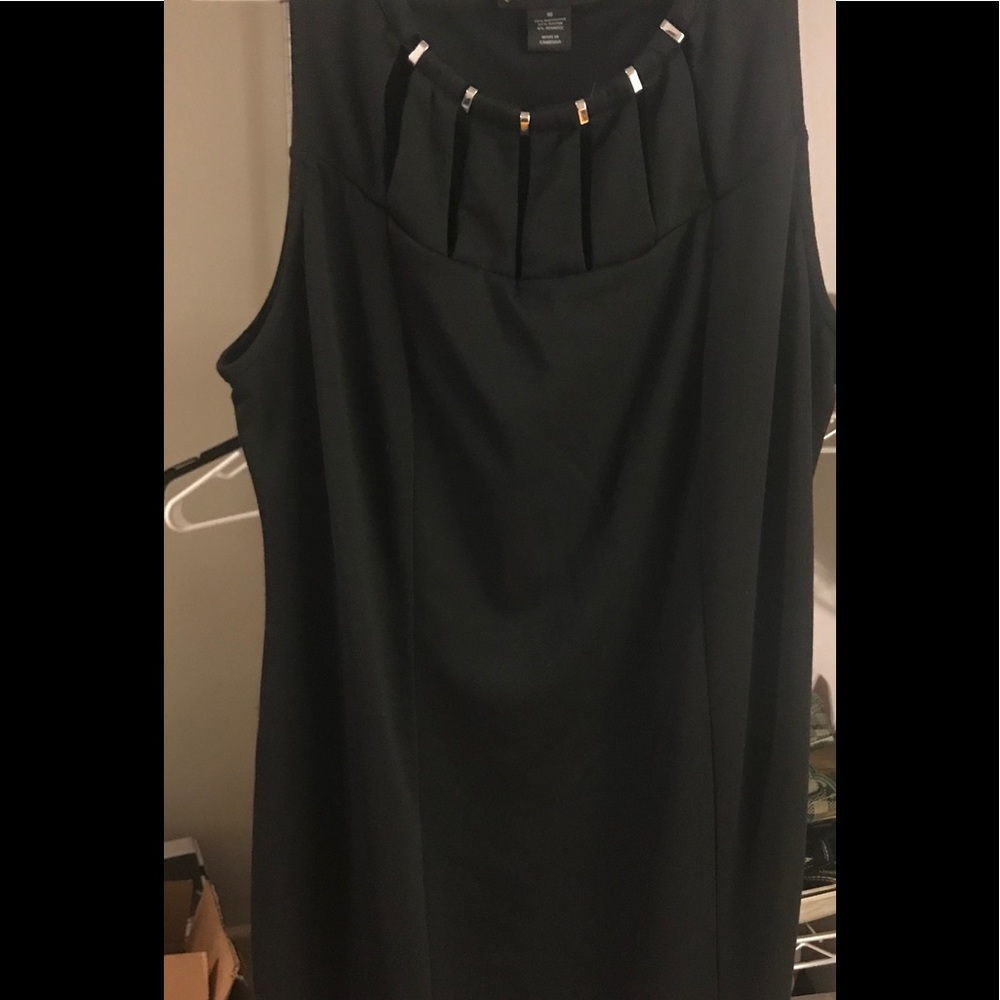👇🏻Lane Bryant Blk Dress Midi 16 work/dinner $14