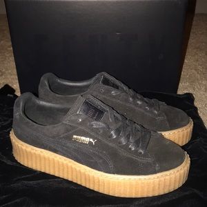 Rihanna Fenty Creepers Black Oatmeal