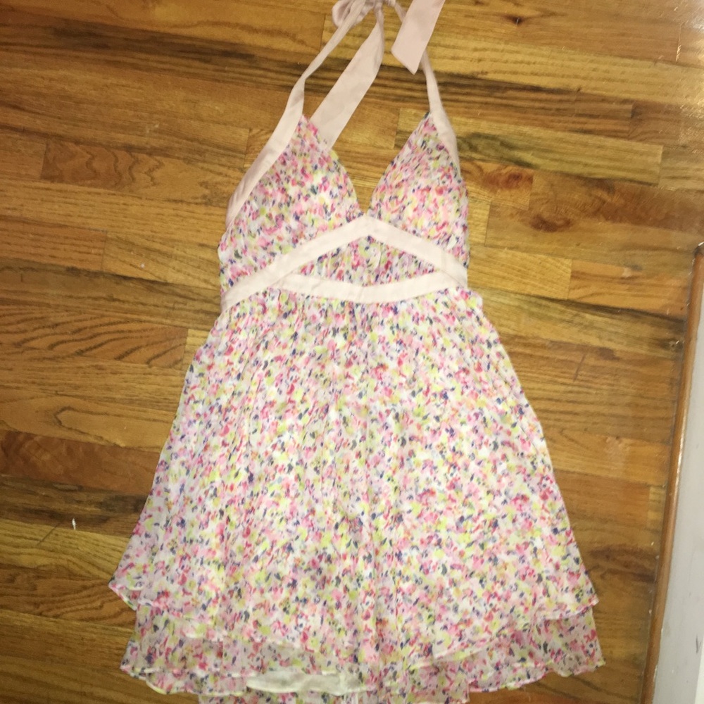 McGinnn halter floral dress