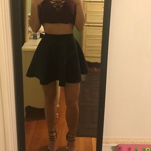 SALE! 🎉 NWOT black high waisted ‘skater’ skirt