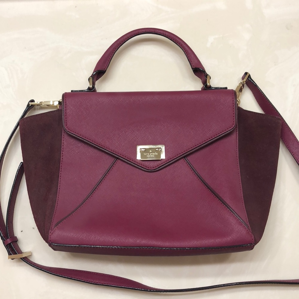 Kate spade burgundy crossbody