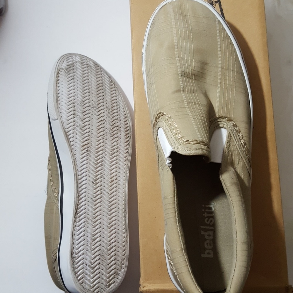 ⛔SOLD⛔Bed Stu Formation Tan Plaid Sneaker - Picture 6 of 8
