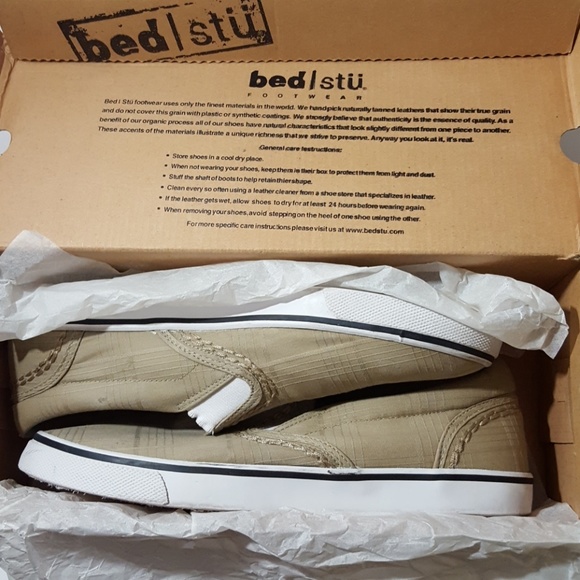 ⛔SOLD⛔Bed Stu Formation Tan Plaid Sneaker - Picture 7 of 8