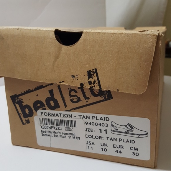 ⛔SOLD⛔Bed Stu Formation Tan Plaid Sneaker - Picture 8 of 8