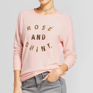 Rosé and Shine Sweater NWT