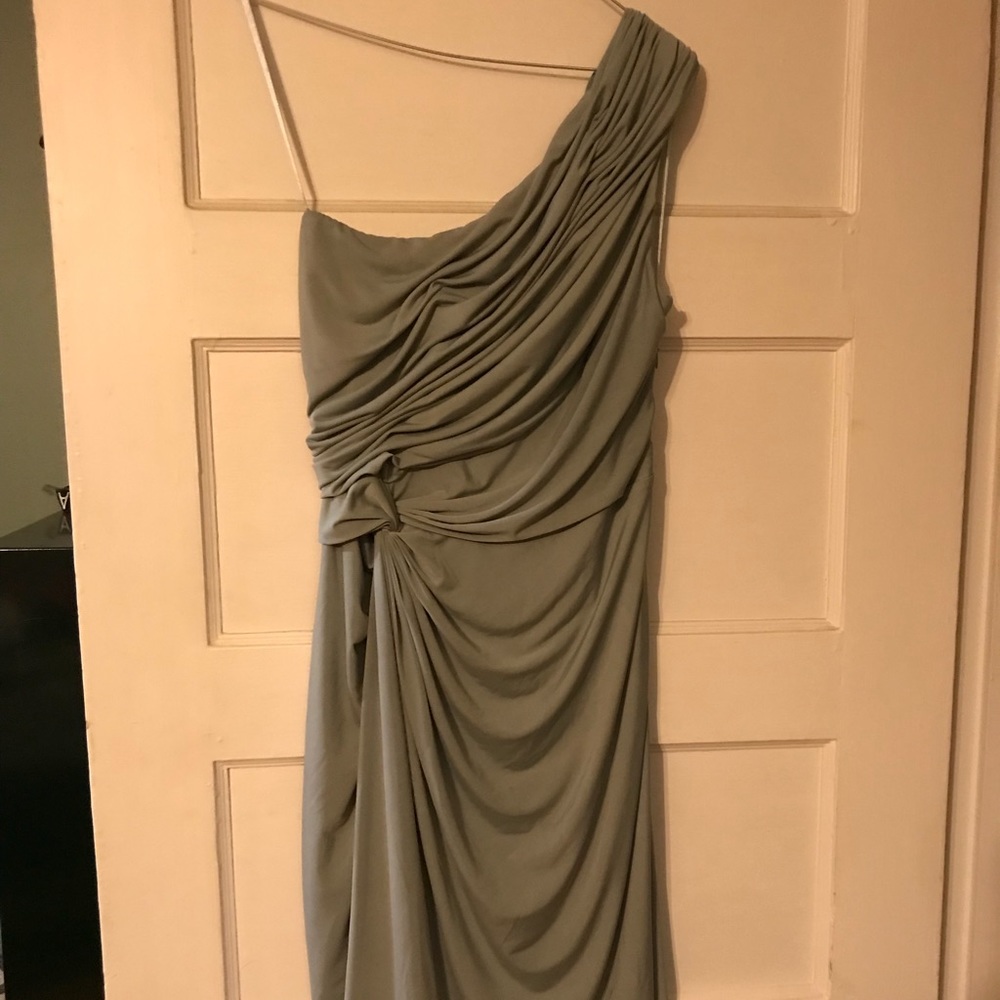 Grey one arm dress
