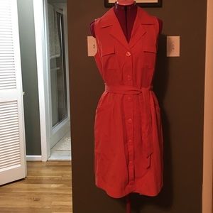 Amber Sun orange shirt dress