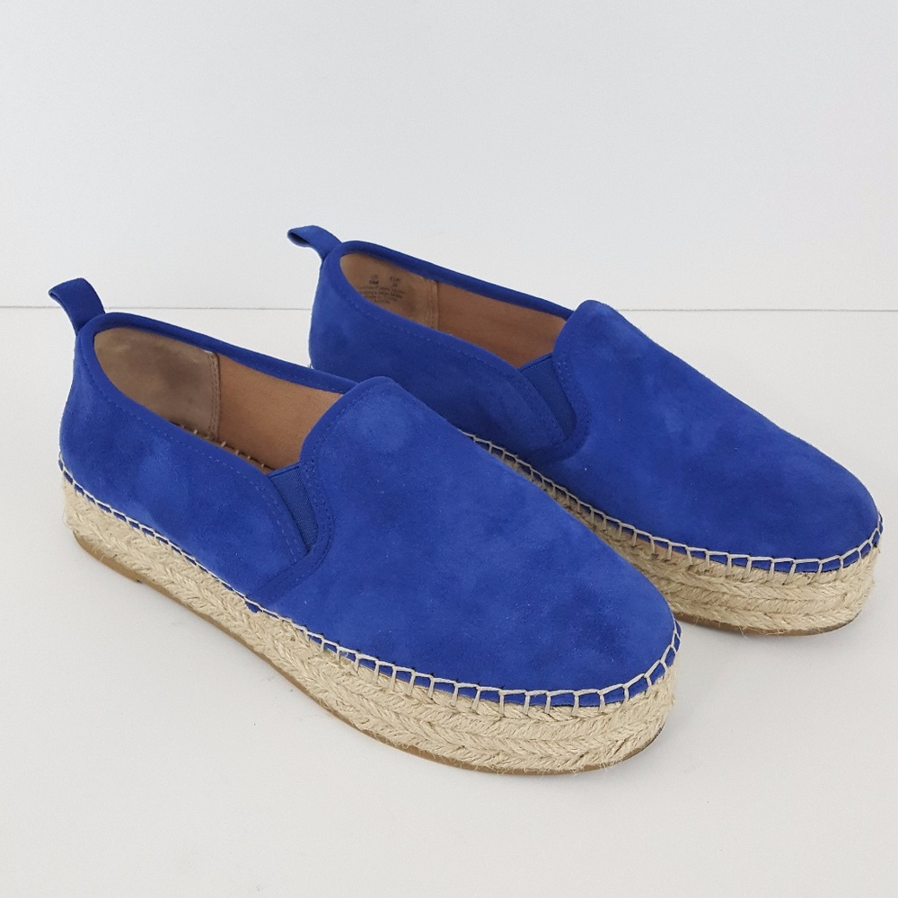 **SOLD** {Sam Edelman} Blue Suede Espadrille Shoes - Picture 2 of 8