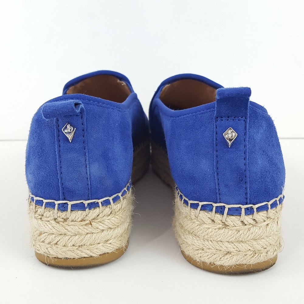 **SOLD** {Sam Edelman} Blue Suede Espadrille Shoes - Picture 6 of 8