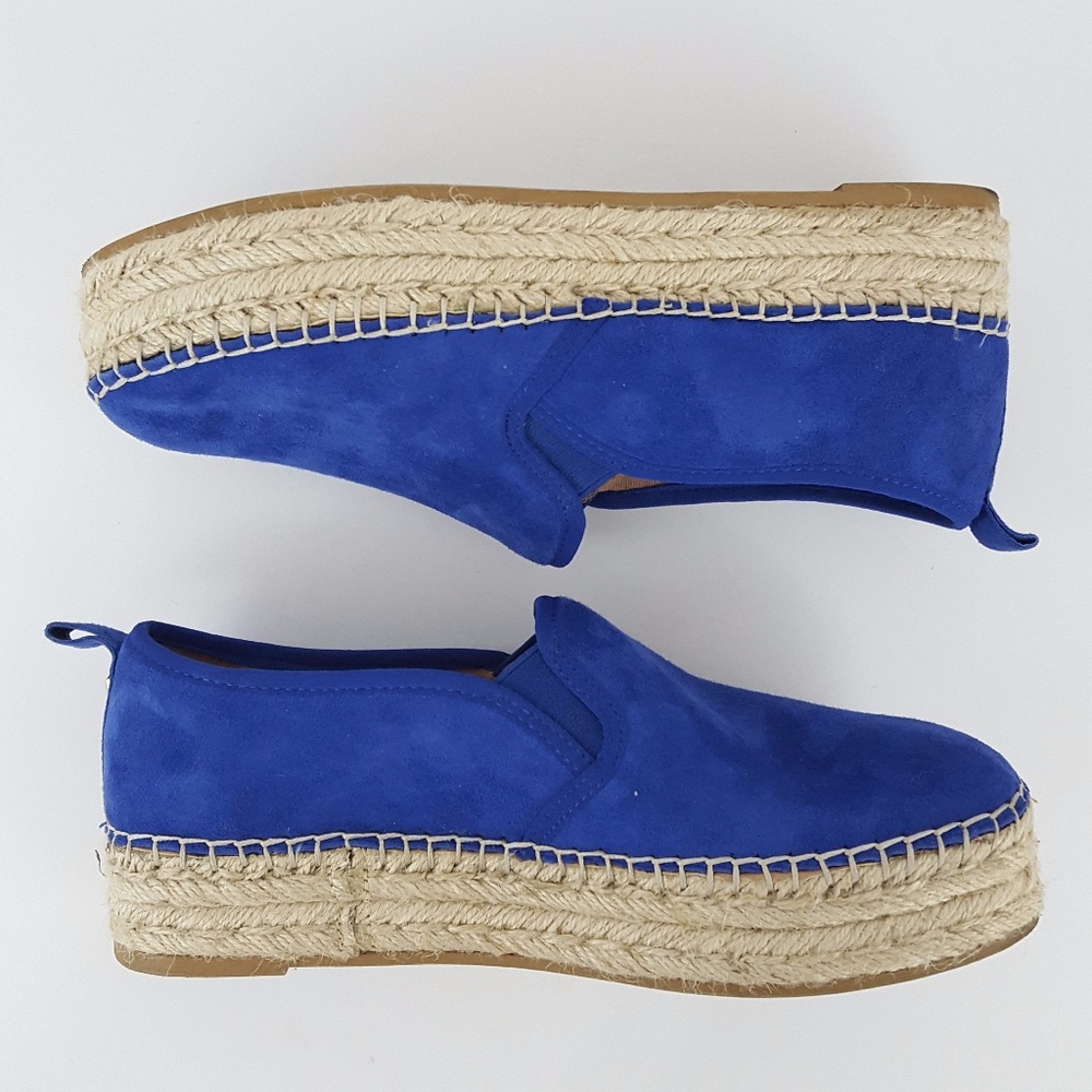**SOLD** {Sam Edelman} Blue Suede Espadrille Shoes - Picture 4 of 8