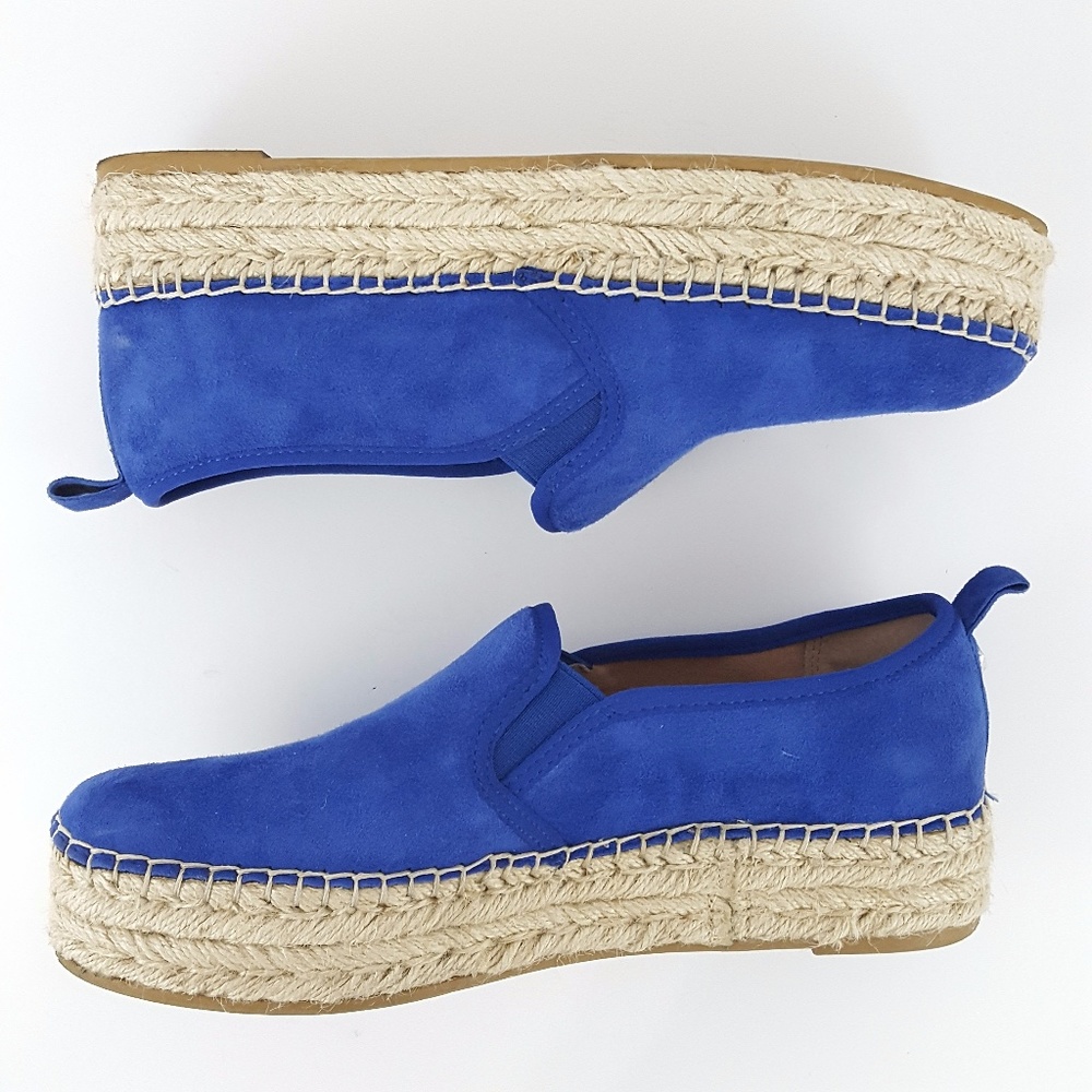 **SOLD** {Sam Edelman} Blue Suede Espadrille Shoes - Picture 3 of 8