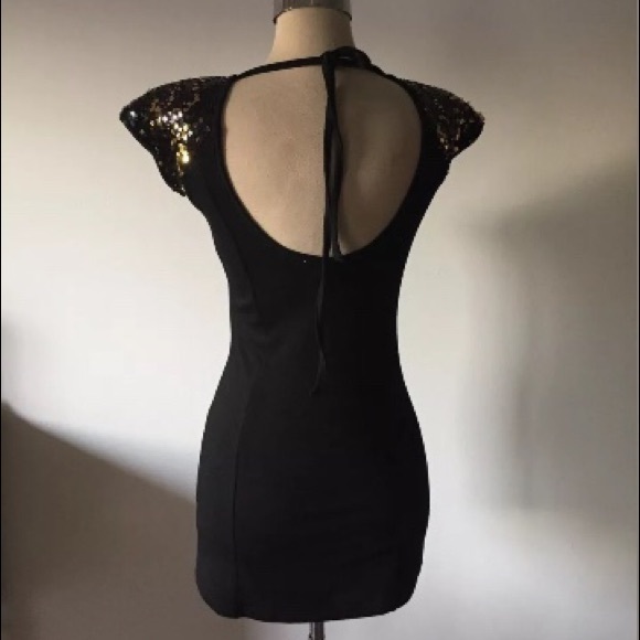 Urban Outfitters Sequined Cap Sleeve Knit Dress - Picture 5 of 5