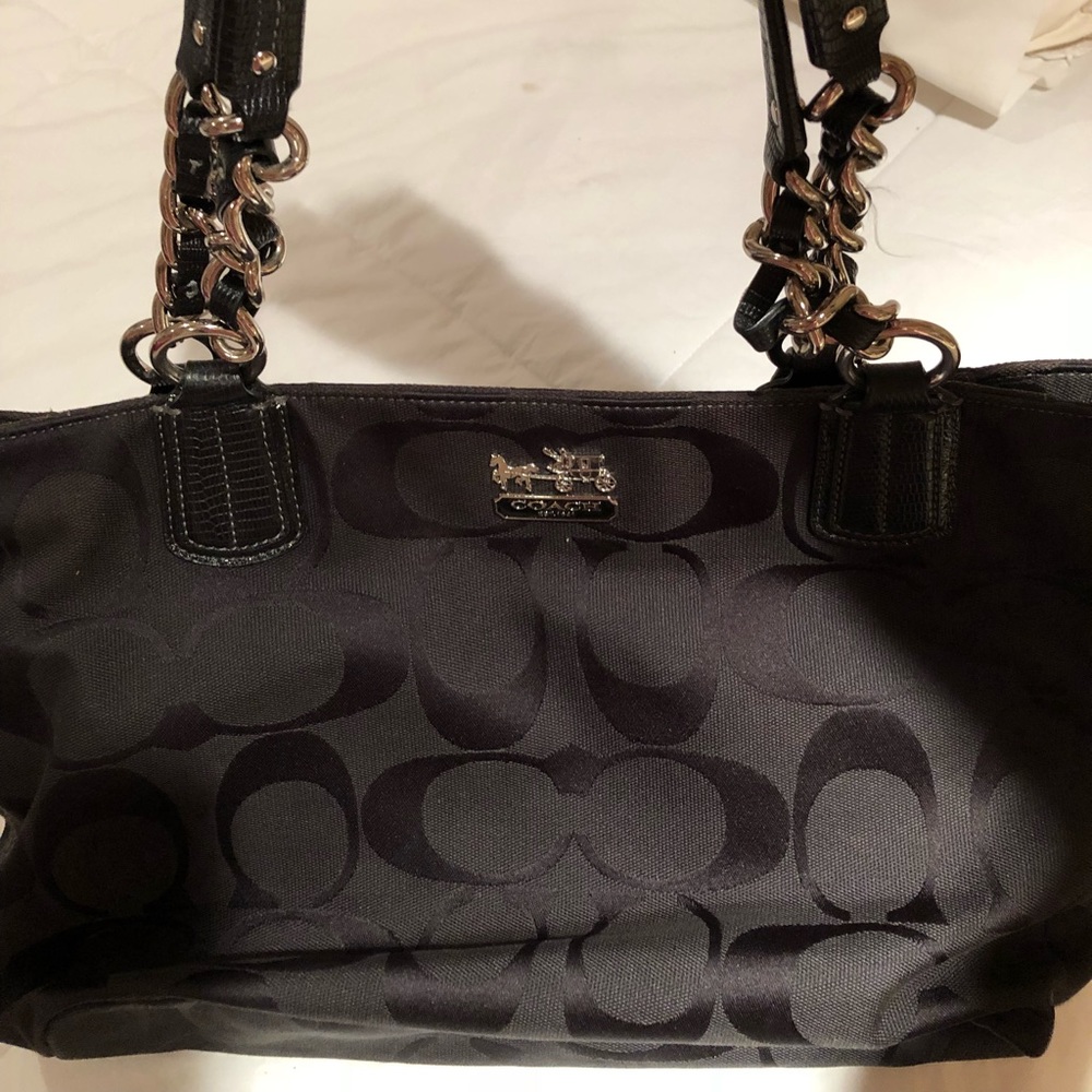 Black Coach handbag