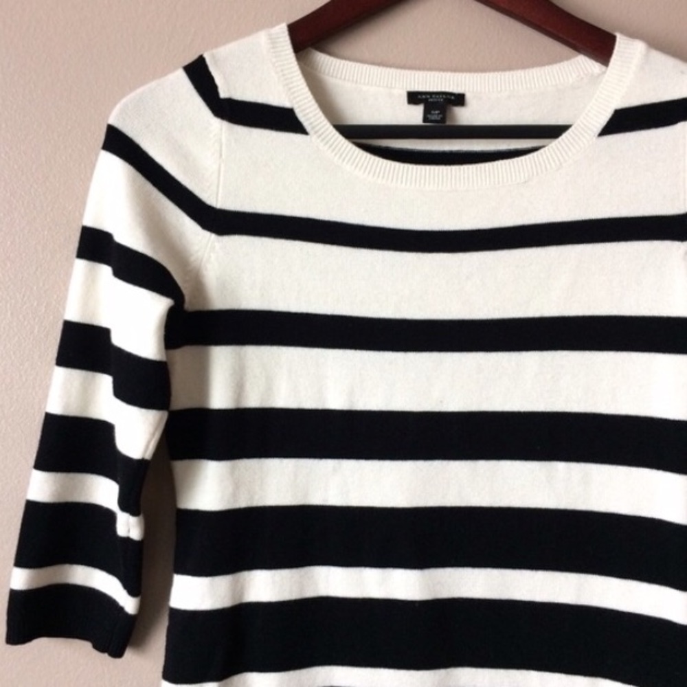 Striped sweater dress