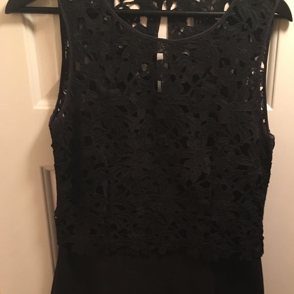 Black mini dress
