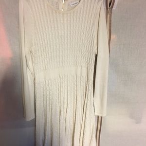 Beautiful winter white sweater dress