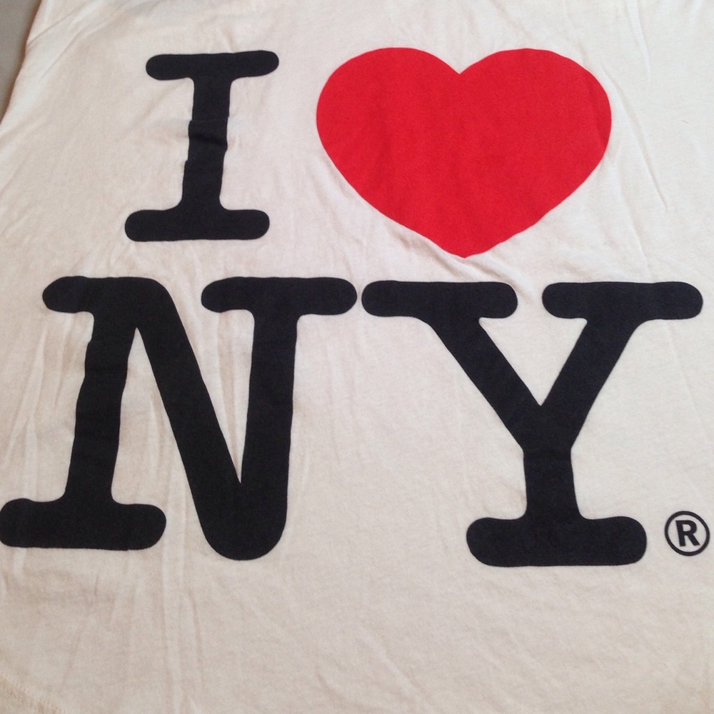 I LOVE NEW YORK LICENSED PRODUCT TOP EXCELLENT